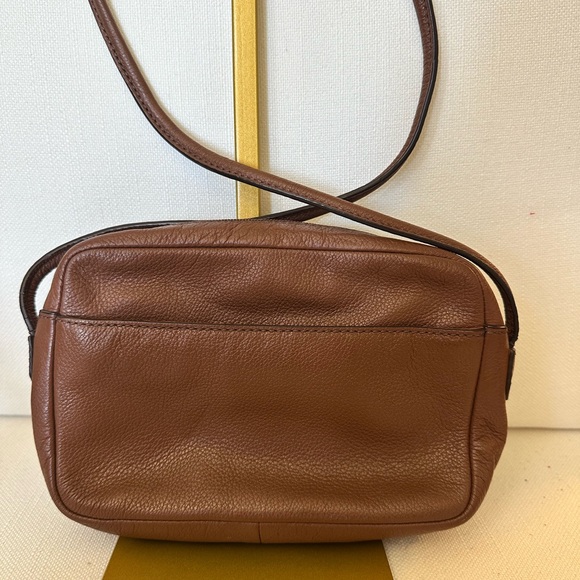 Vintage Fossil Brown Leather Crossbody Bag - Picture 3 of 7